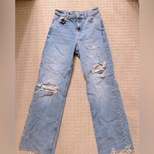 Zara size 6 ripped jeans